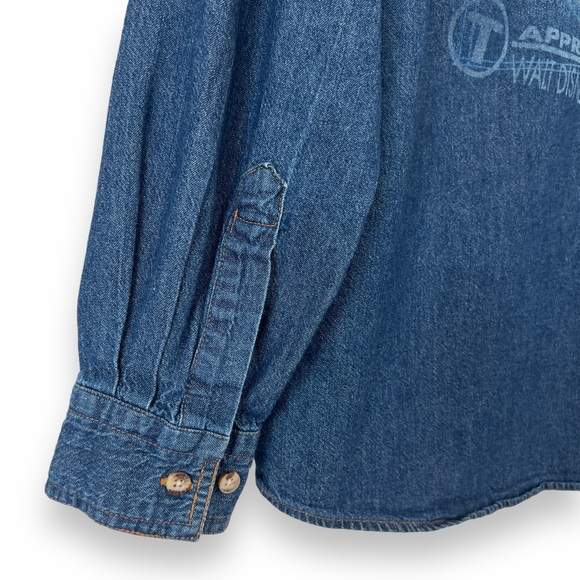 The Disney Store Winnie The Pooh Tigger Denim Button Down Long Sleeve - Picture 6 of 13